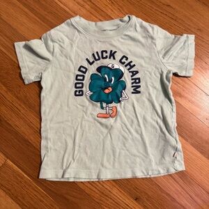 GAP Kids Good Luck Charm Tee - Light Green